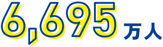 6,695万人